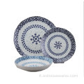 Design di lusso Set di stoviglie in ceramica a motivi a buon mercato